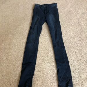 Cheap Monday second-skin high rise jeans W25/L32. Never worn! Navy blue